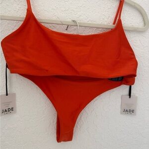 Jade Swim Vibrant Orange Bikini